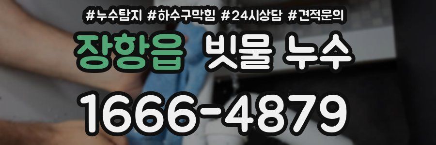 장항읍 빗물 누수