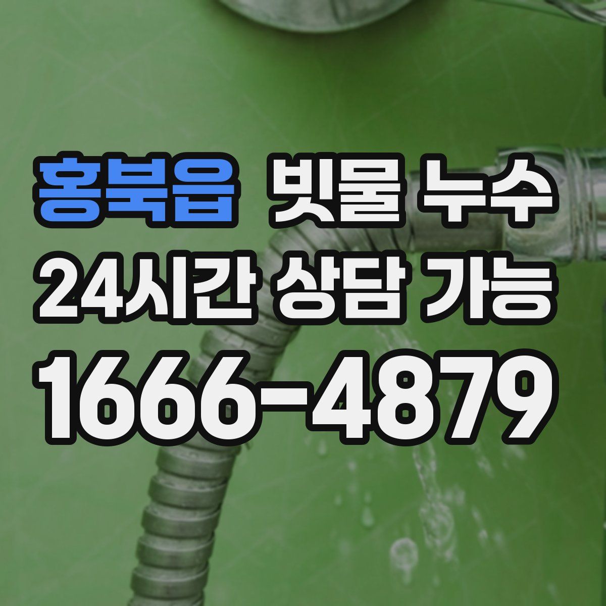 홍북읍 빗물 누수