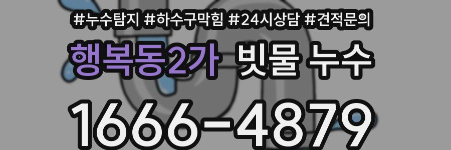 행복동2가 빗물 누수