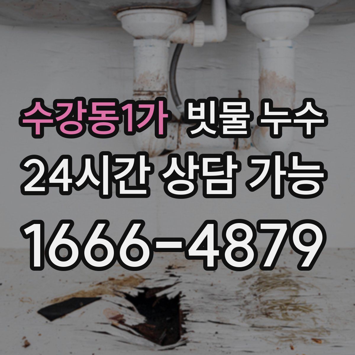 수강동1가 빗물 누수