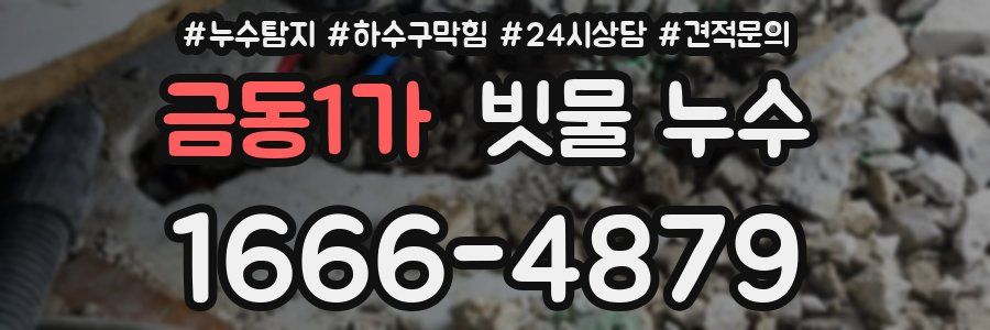 금동1가 빗물 누수
