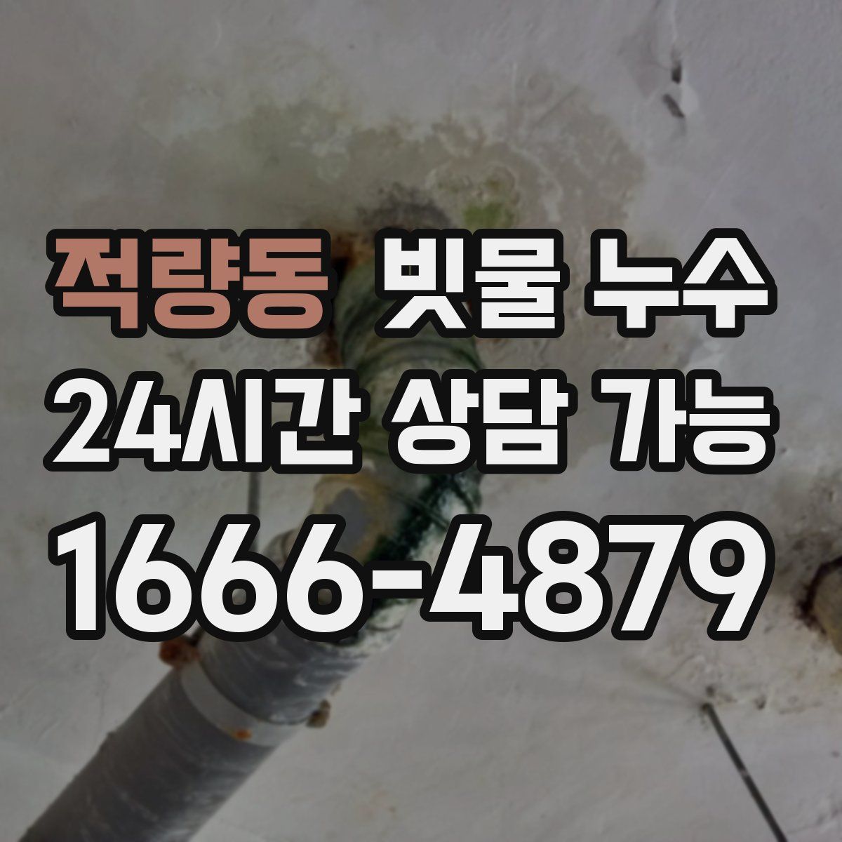 적량동 빗물 누수