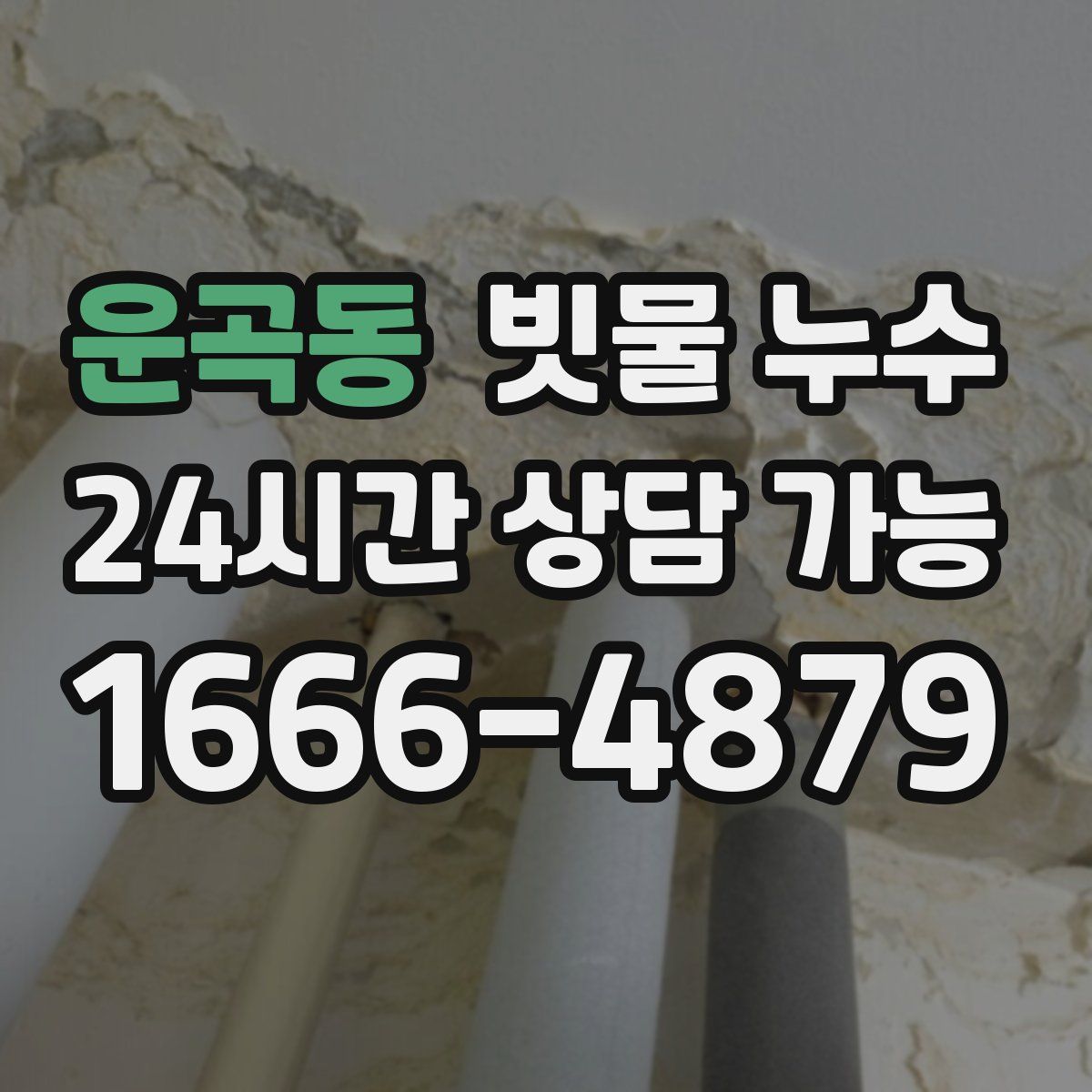 운곡동 빗물 누수