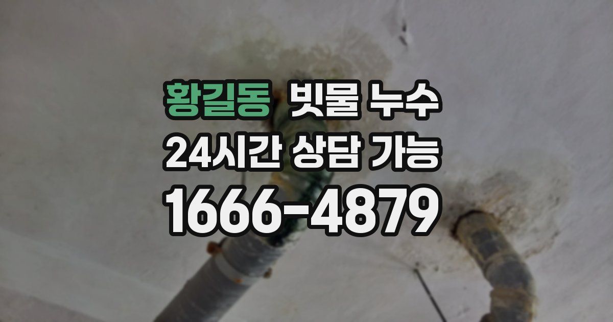 황길동 빗물 누수