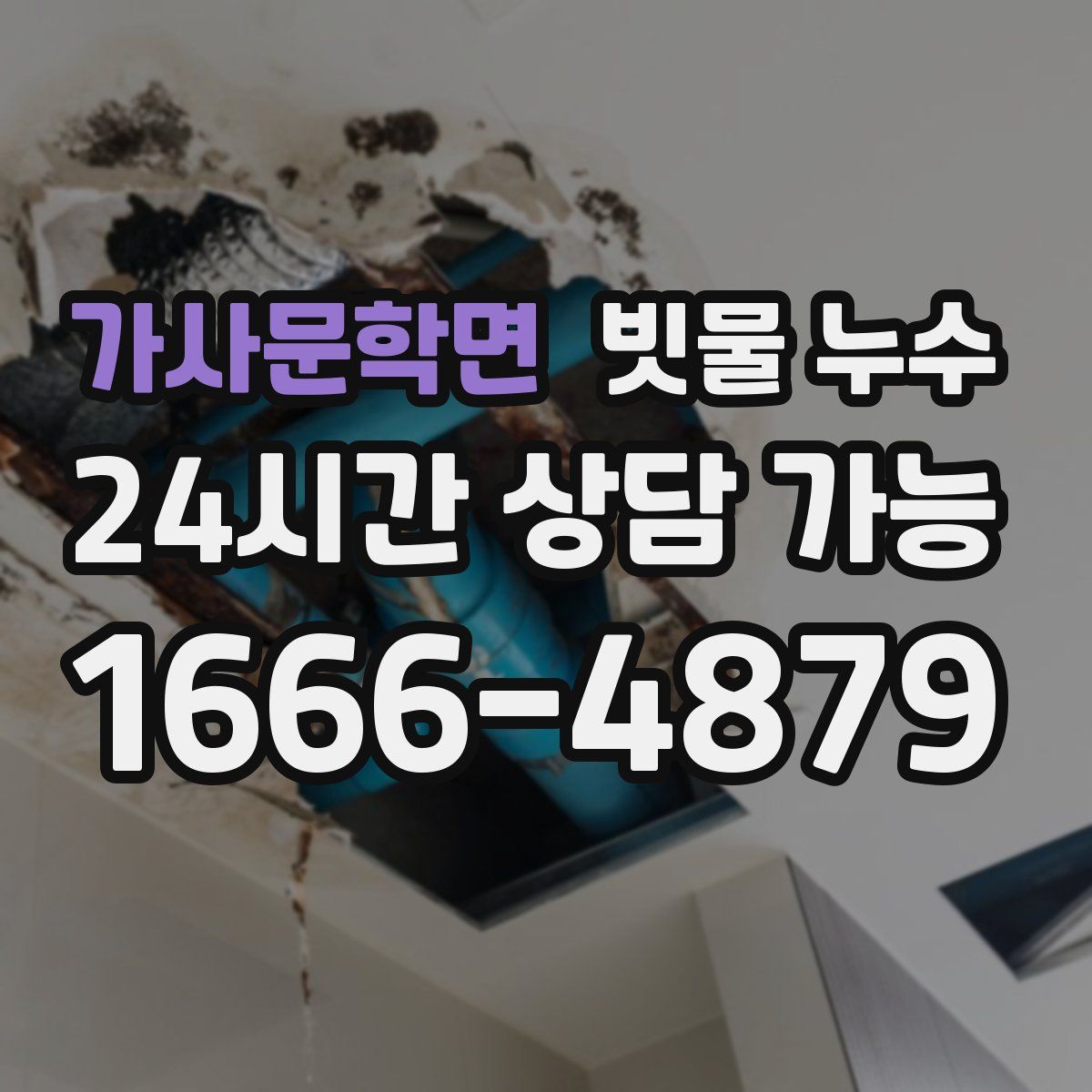 가사문학면 빗물 누수