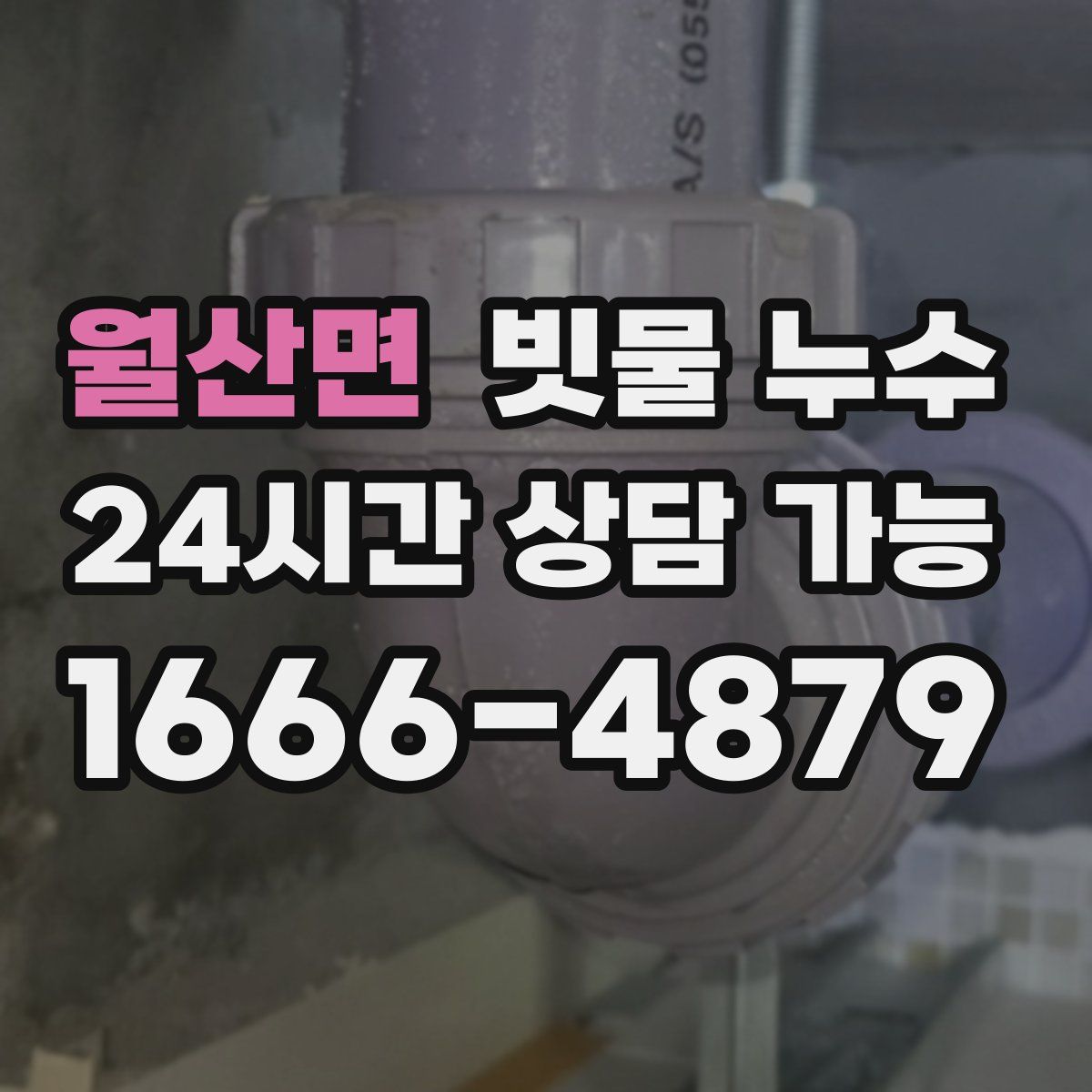 월산면 빗물 누수