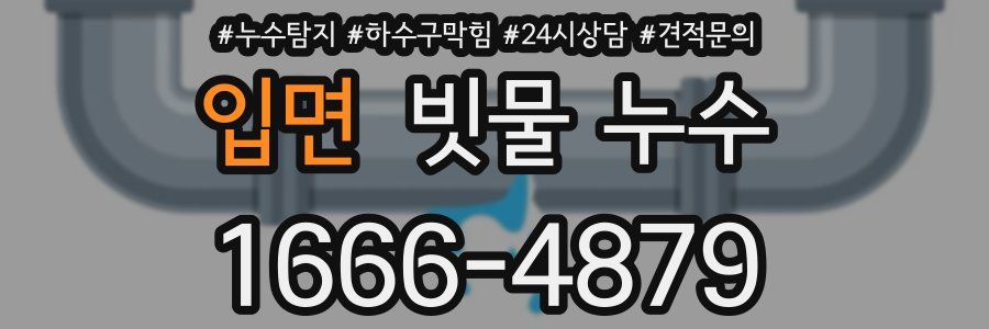 입면 빗물 누수