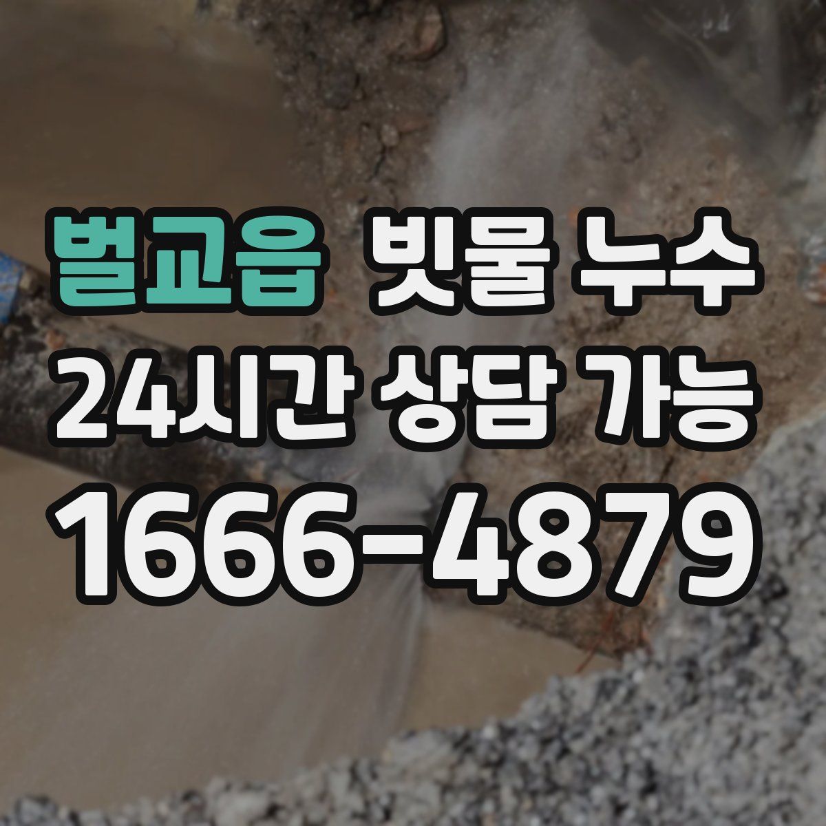 벌교읍 빗물 누수