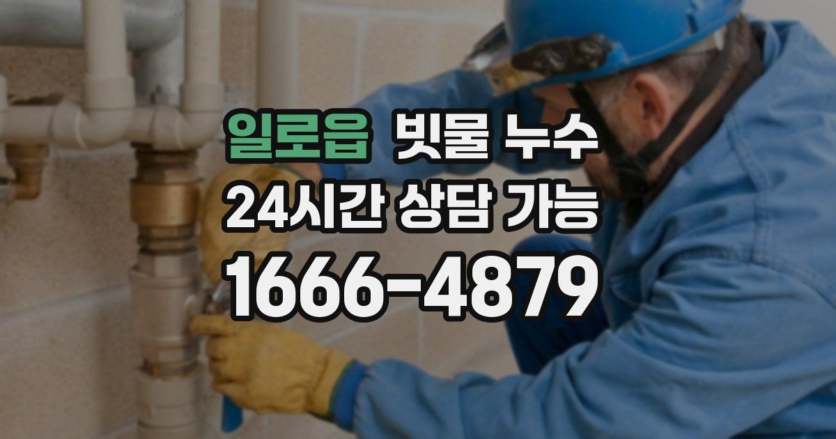일로읍 빗물 누수