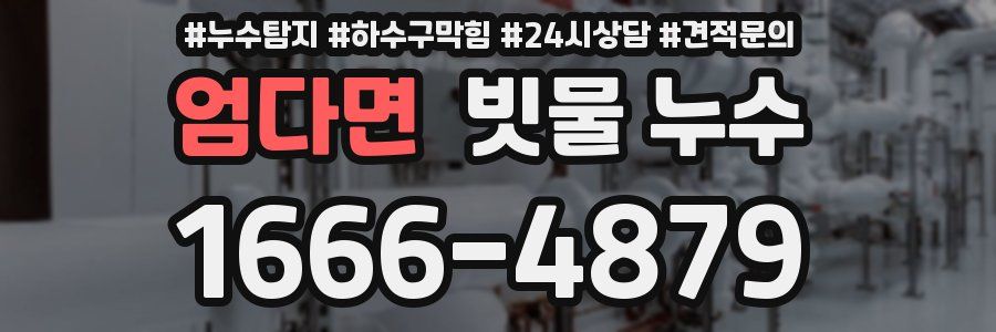 엄다면 빗물 누수