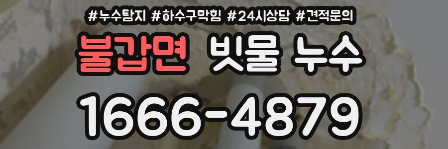 불갑면 빗물 누수