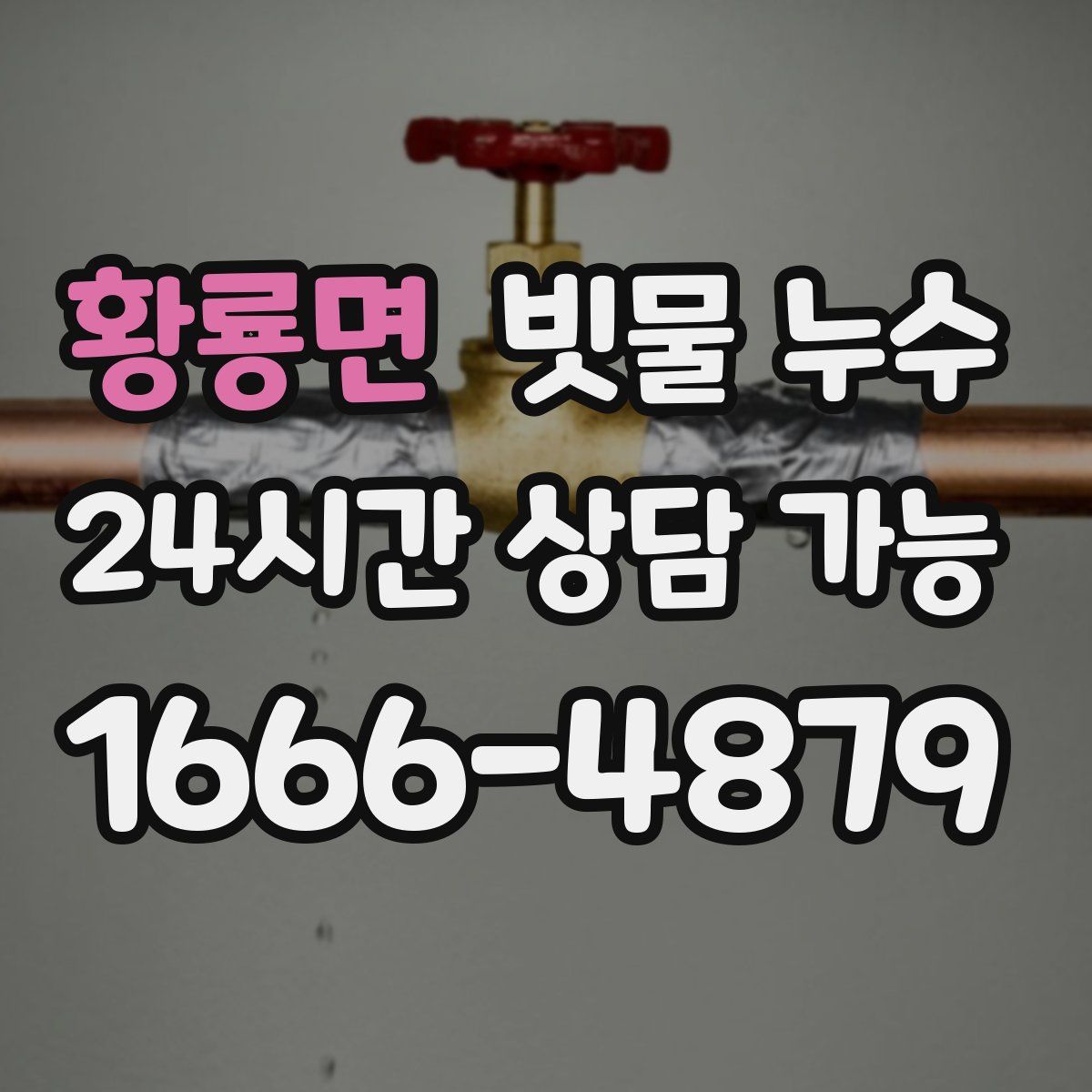 황룡면 빗물 누수