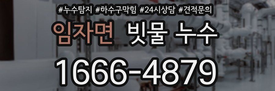 임자면 빗물 누수