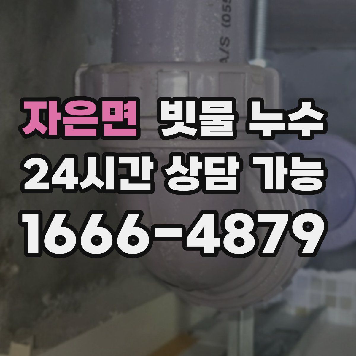 자은면 빗물 누수