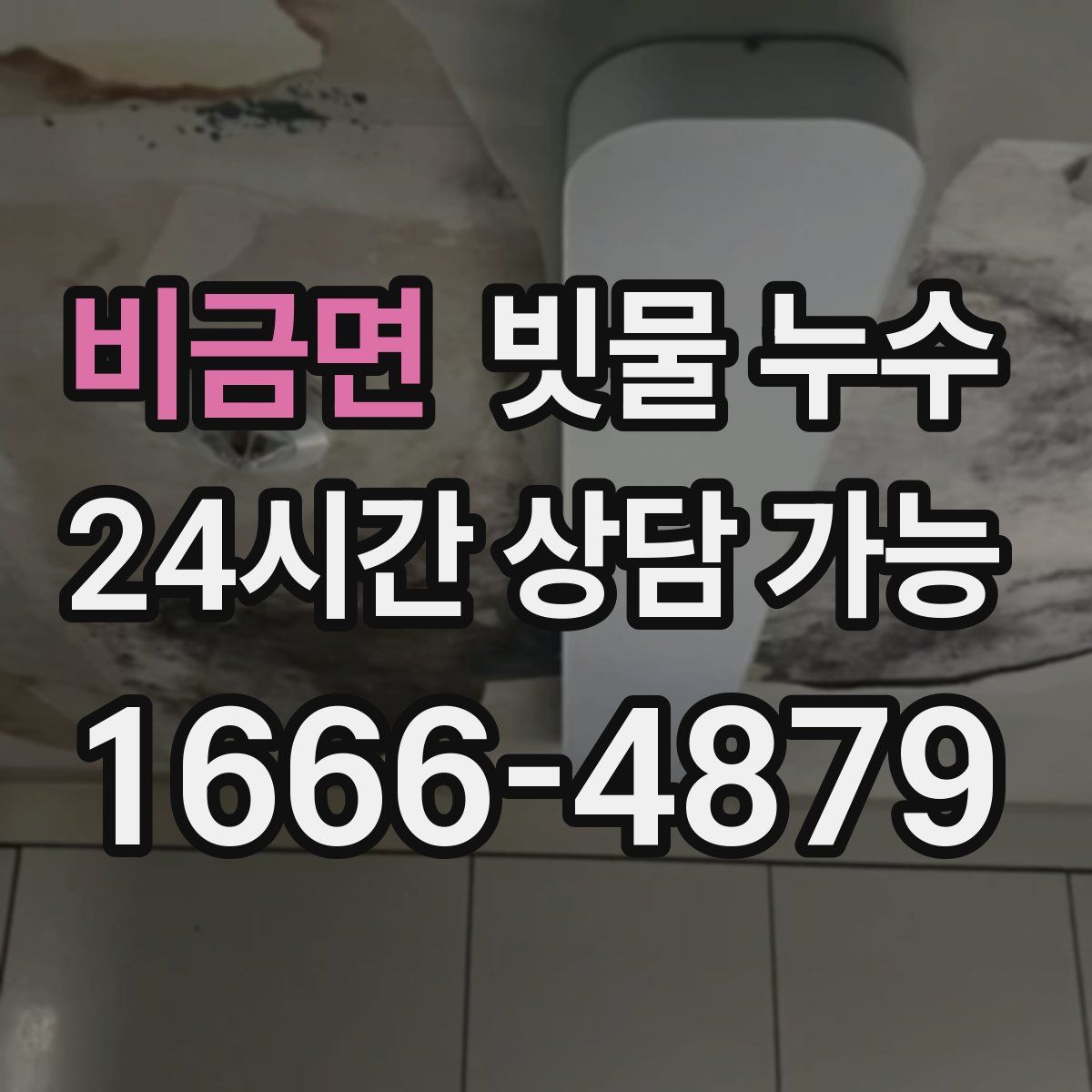 비금면 빗물 누수