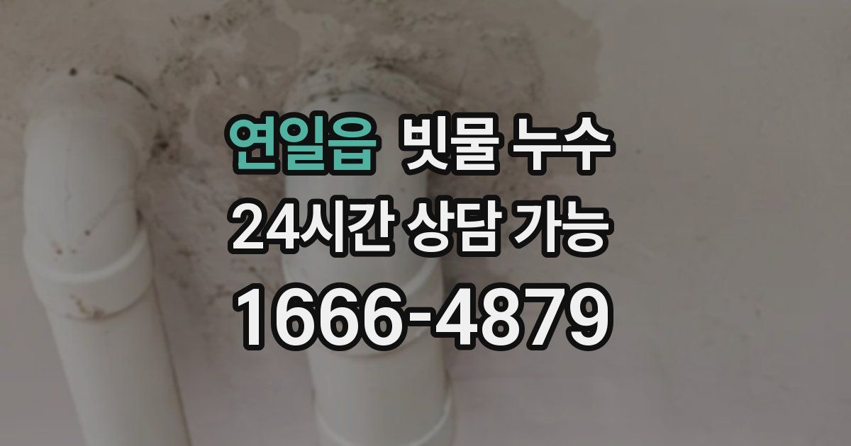 연일읍 빗물 누수