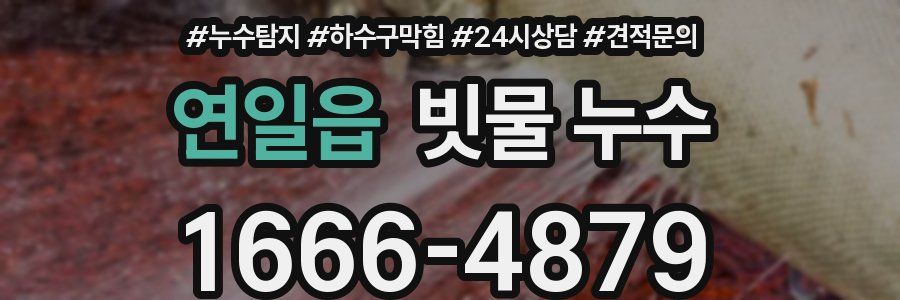 연일읍 빗물 누수