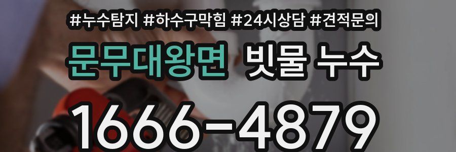 문무대왕면 빗물 누수
