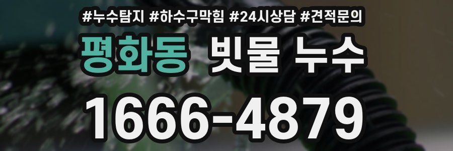 평화동 빗물 누수