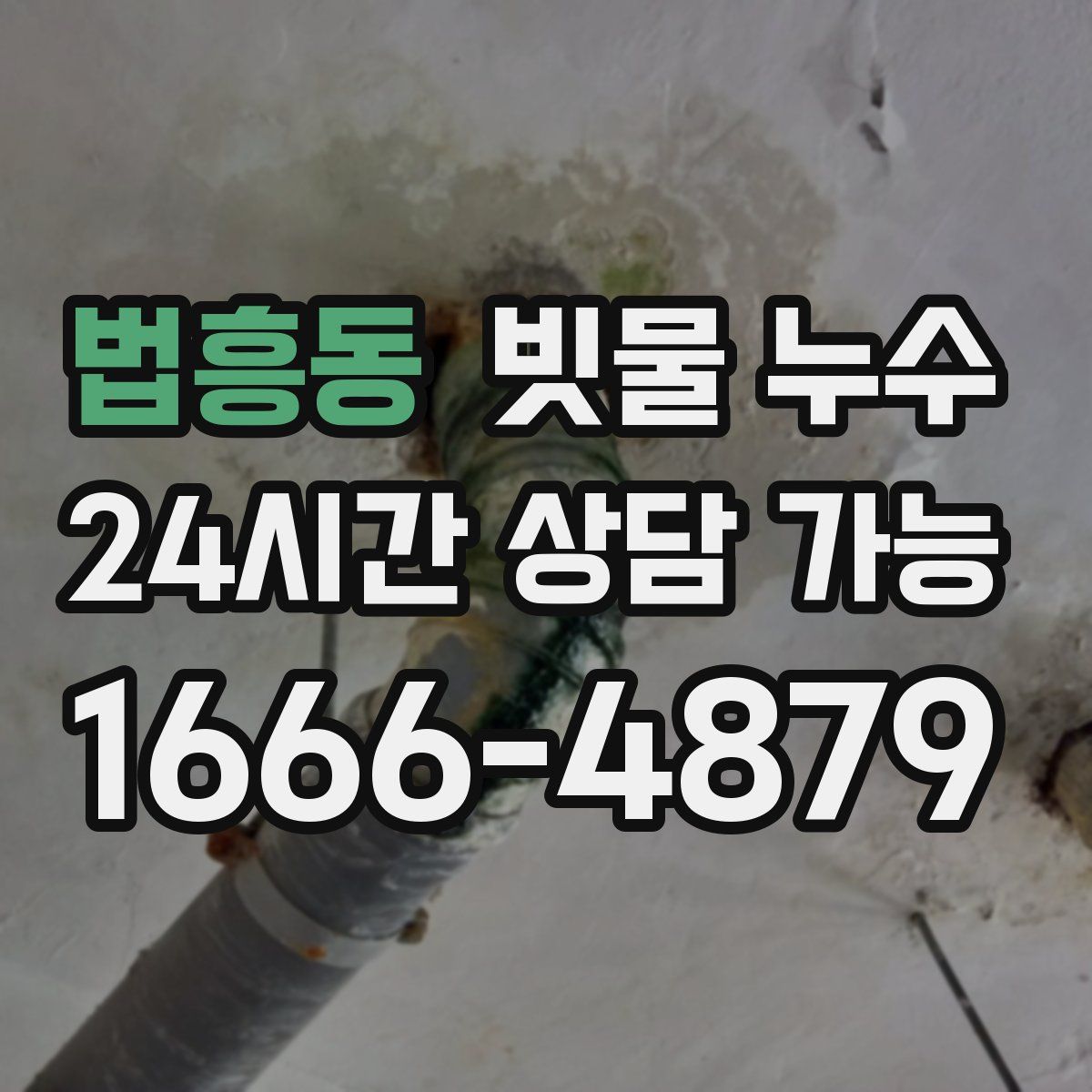 법흥동 빗물 누수