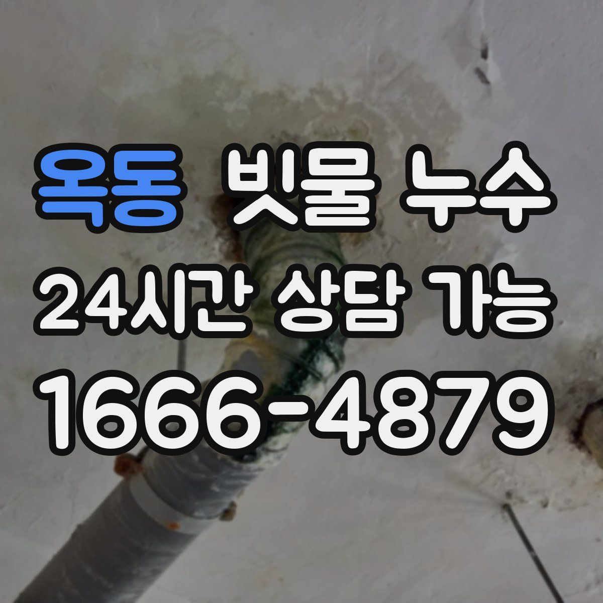 옥동 빗물 누수