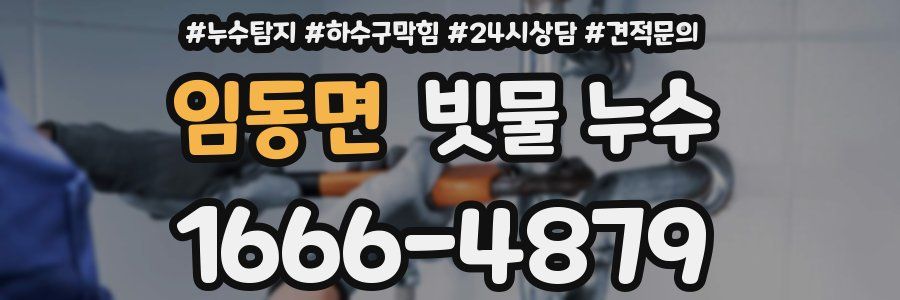 임동면 빗물 누수