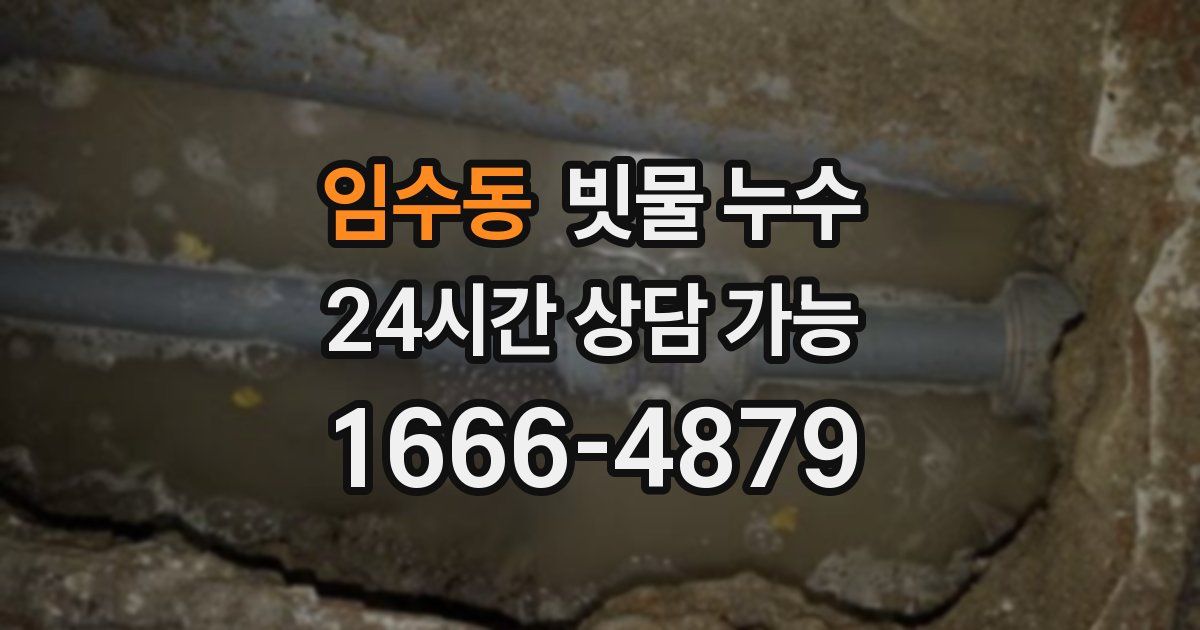 임수동 빗물 누수