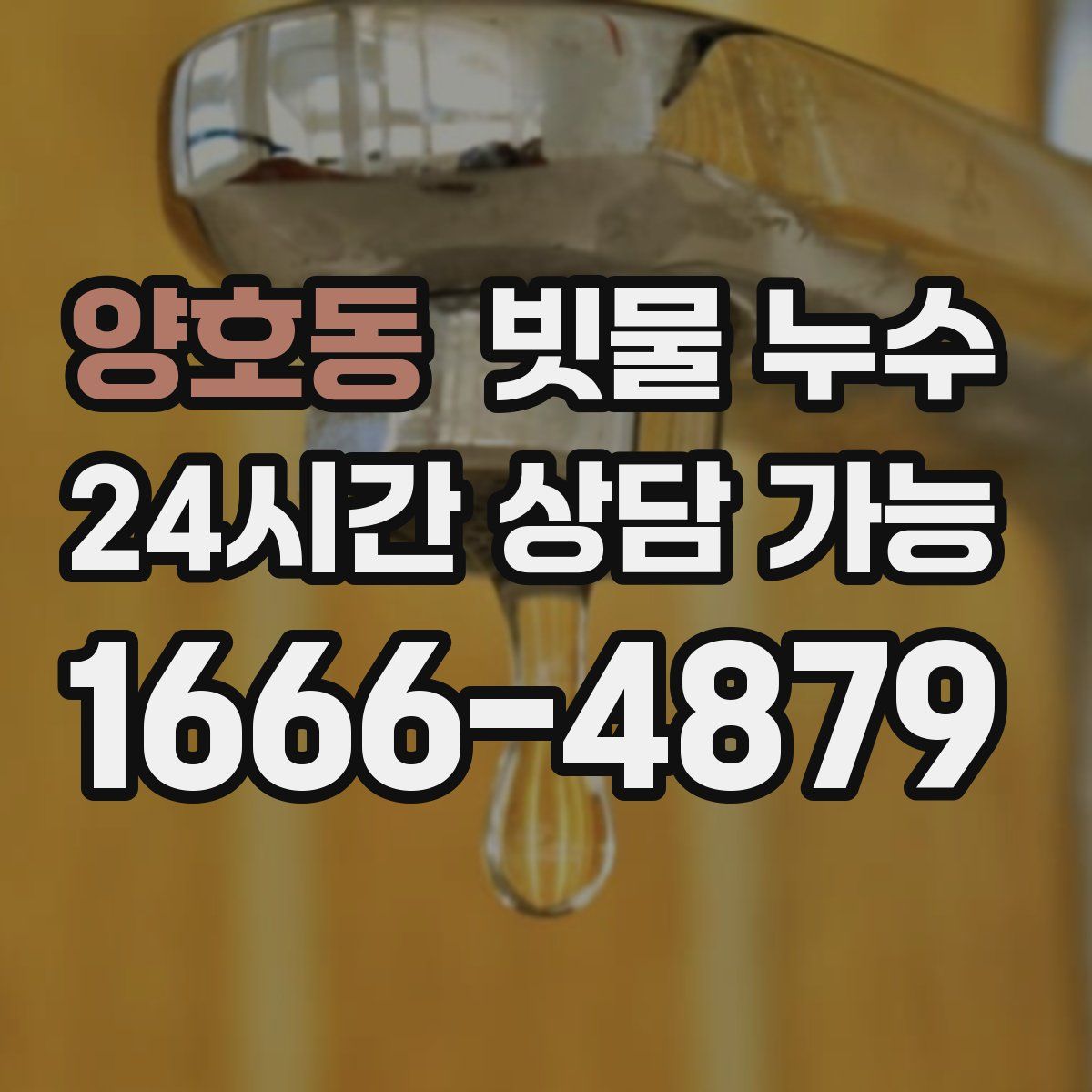 양호동 빗물 누수