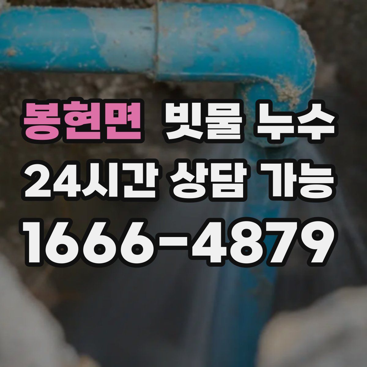 봉현면 빗물 누수