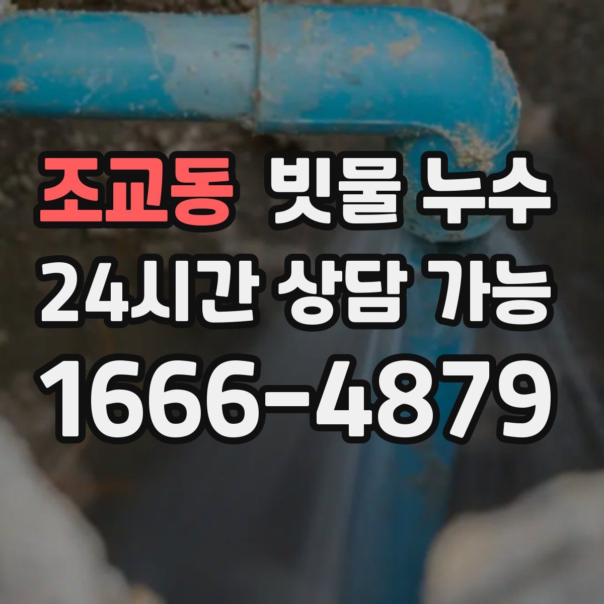 조교동 빗물 누수