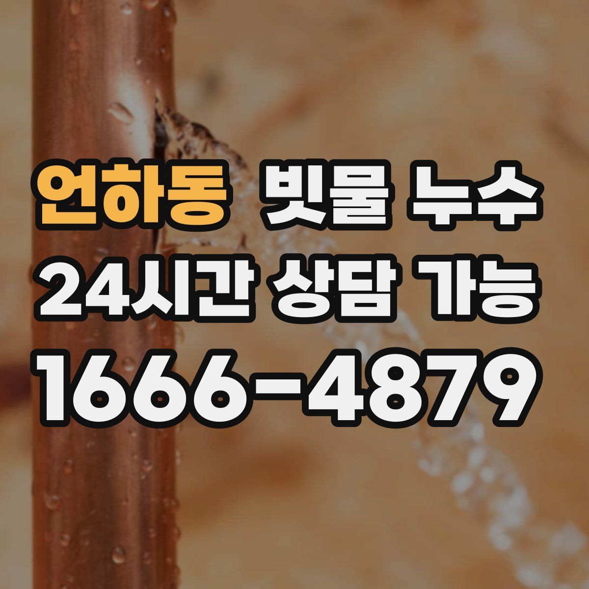 언하동 빗물 누수