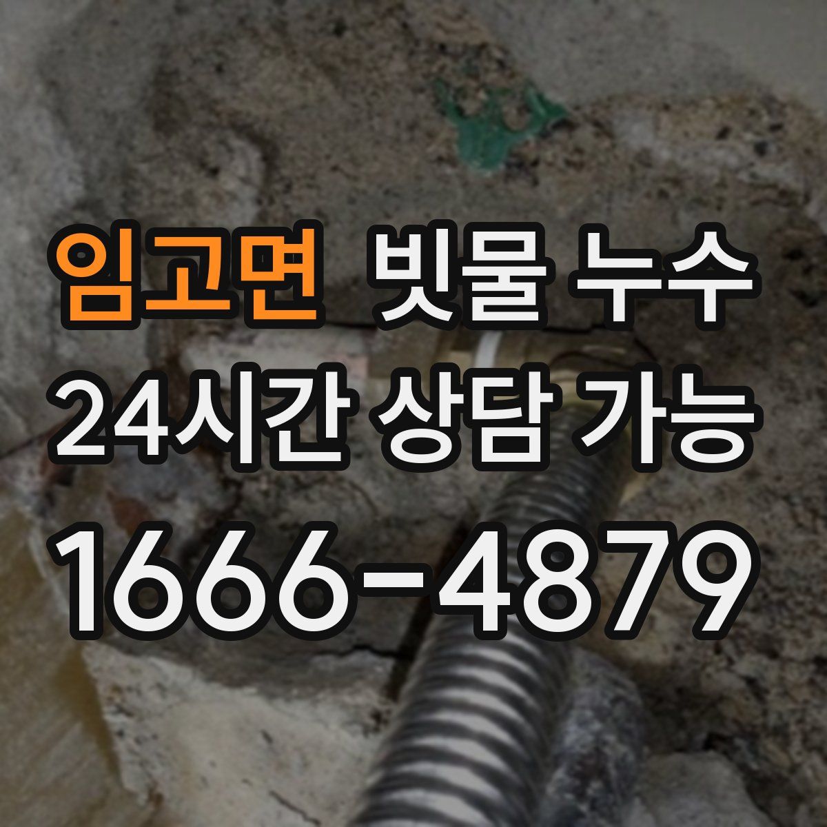임고면 빗물 누수