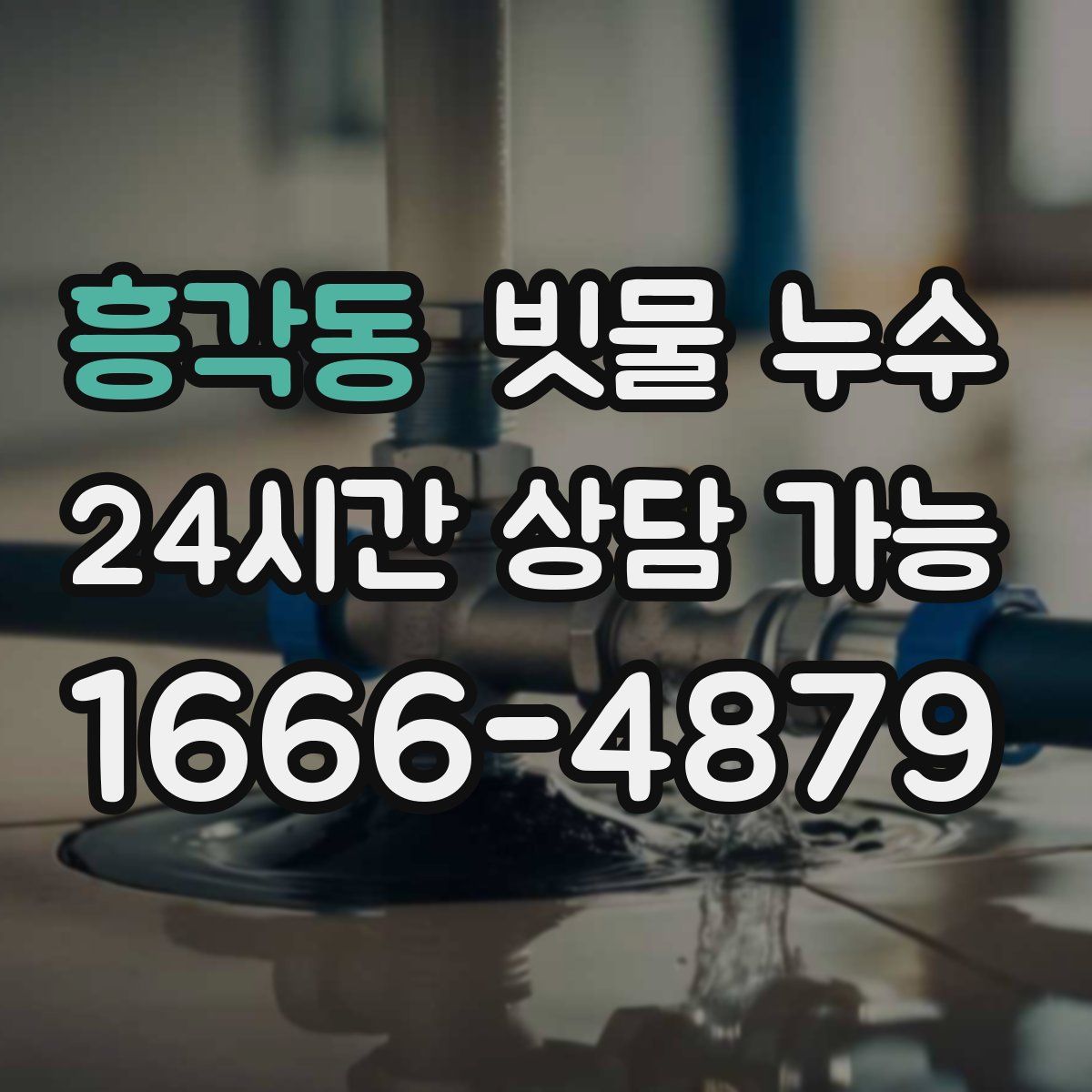 흥각동 빗물 누수
