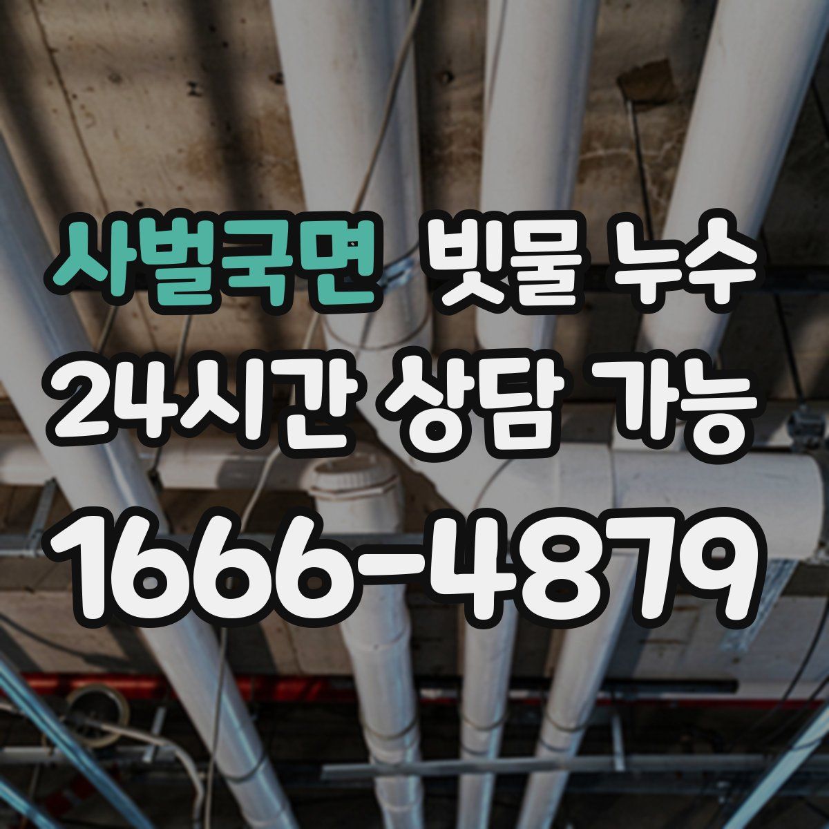 사벌국면 빗물 누수