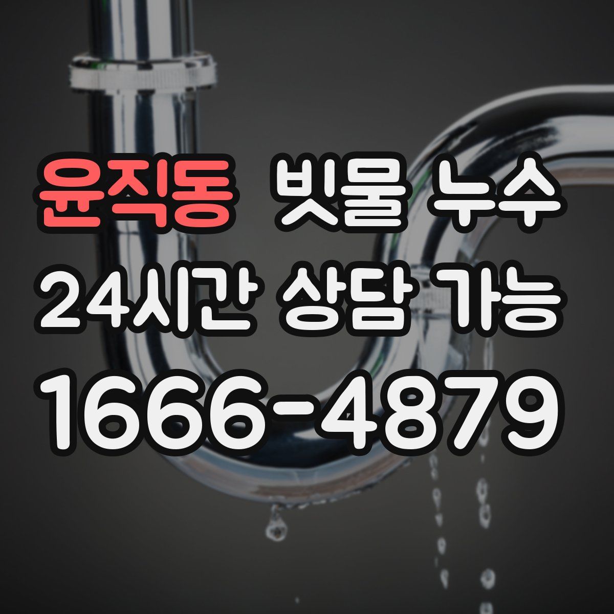 윤직동 빗물 누수