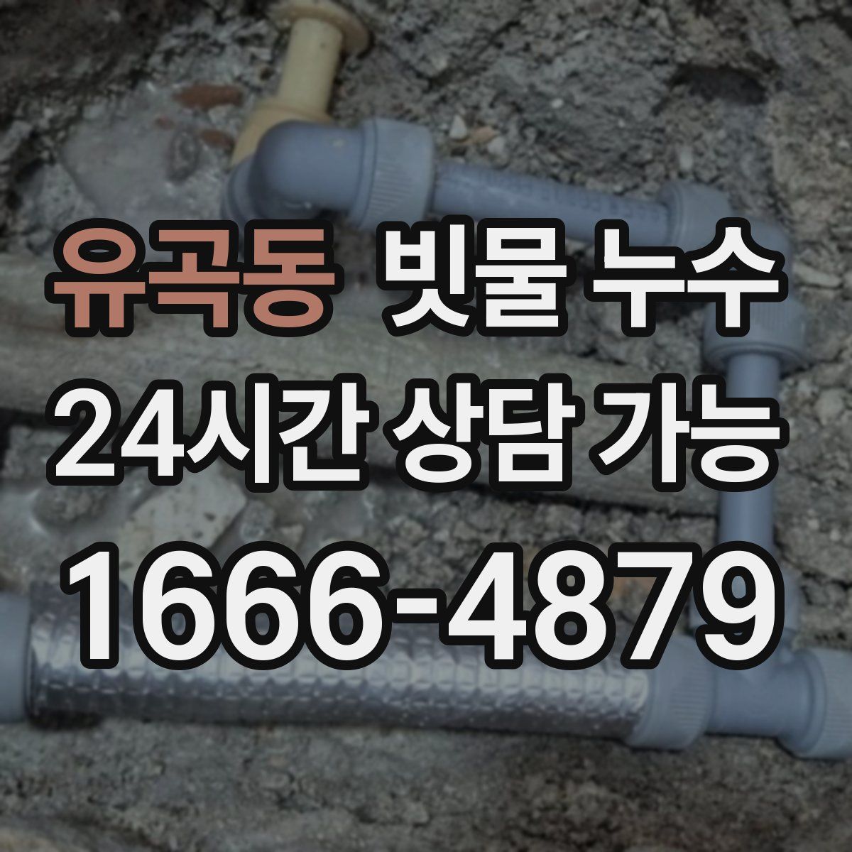 유곡동 빗물 누수