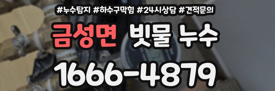 금성면 빗물 누수