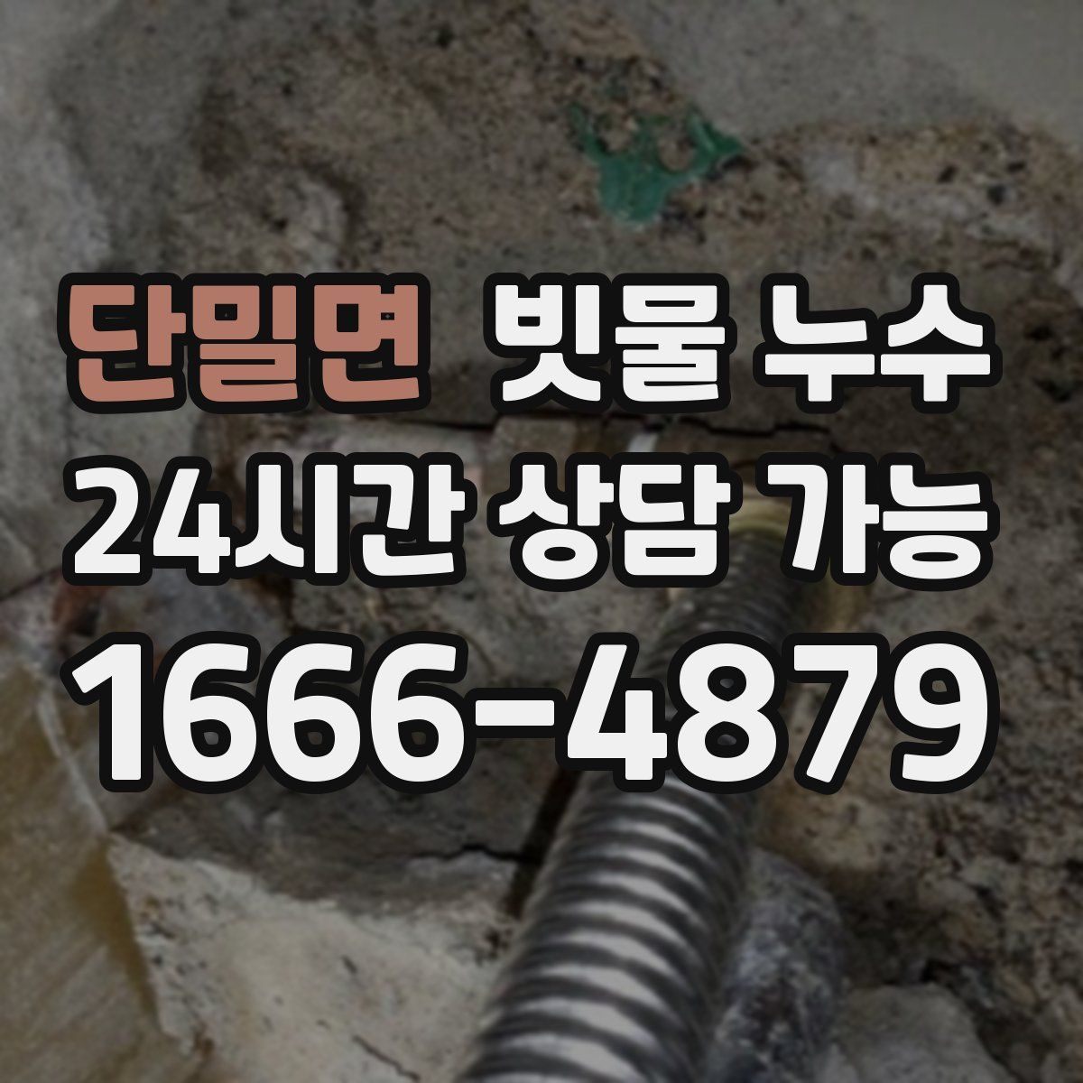 단밀면 빗물 누수