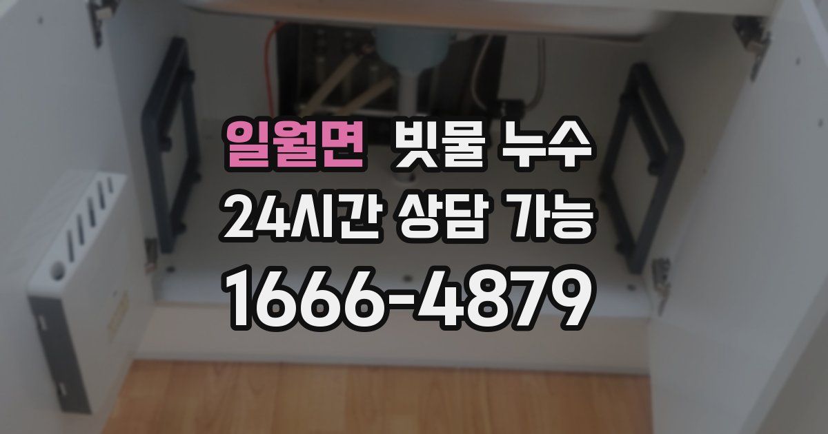 일월면 빗물 누수