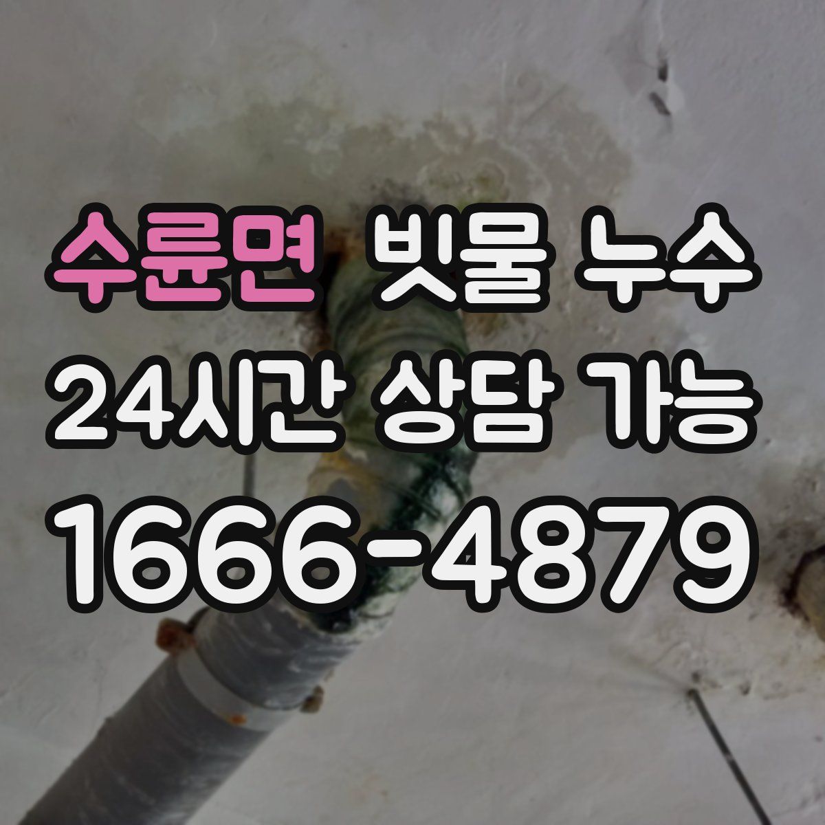 수륜면 빗물 누수