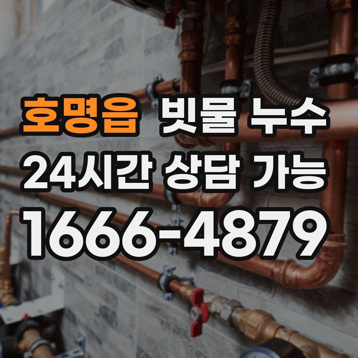 호명읍 빗물 누수