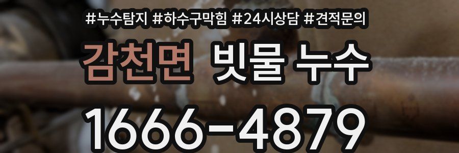 감천면 빗물 누수