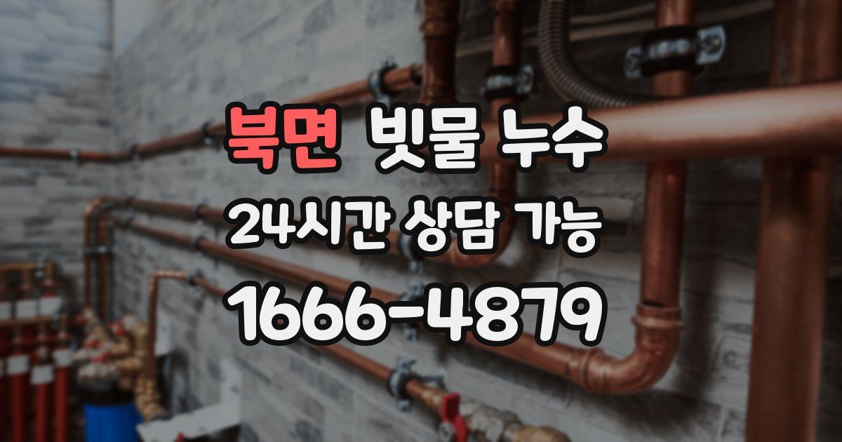 북면 빗물 누수