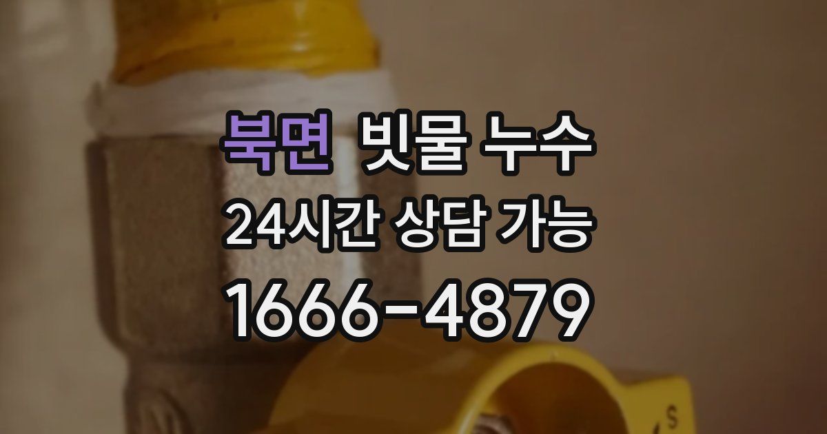 북면 빗물 누수