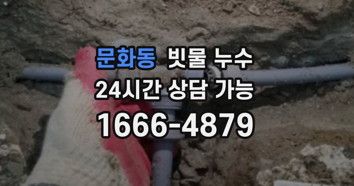 문화동 빗물 누수
