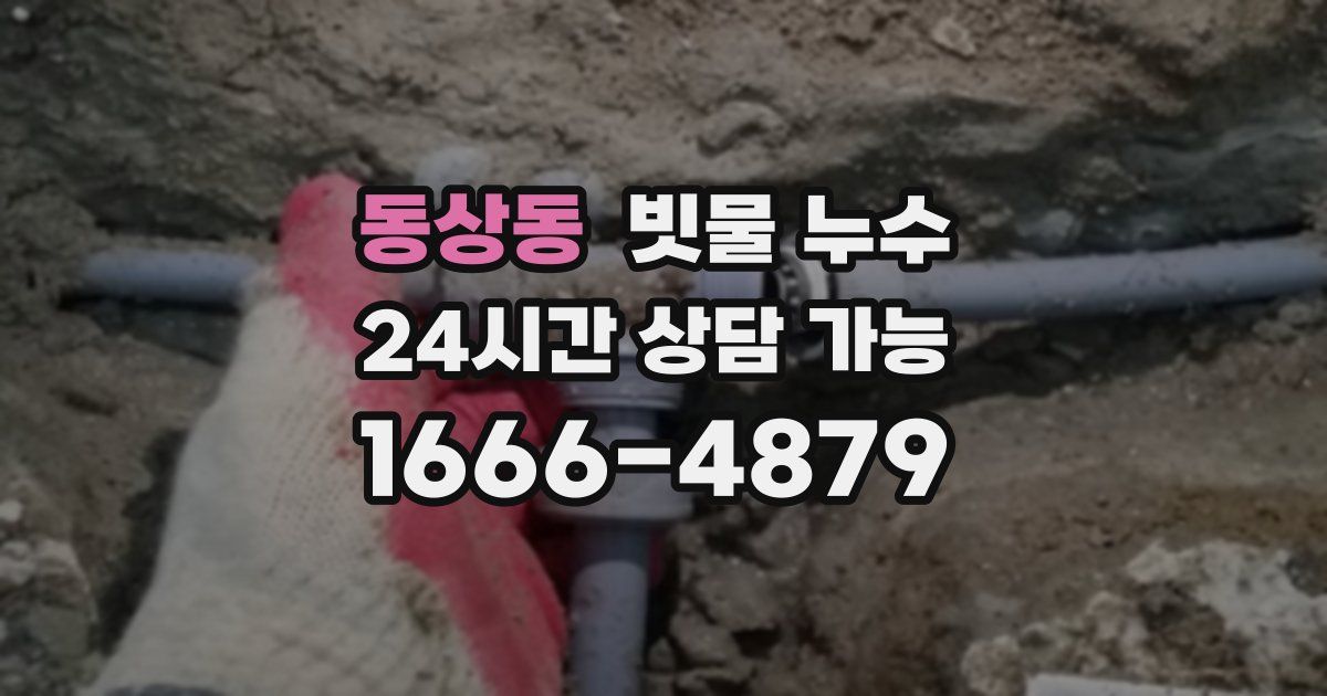 동상동 빗물 누수