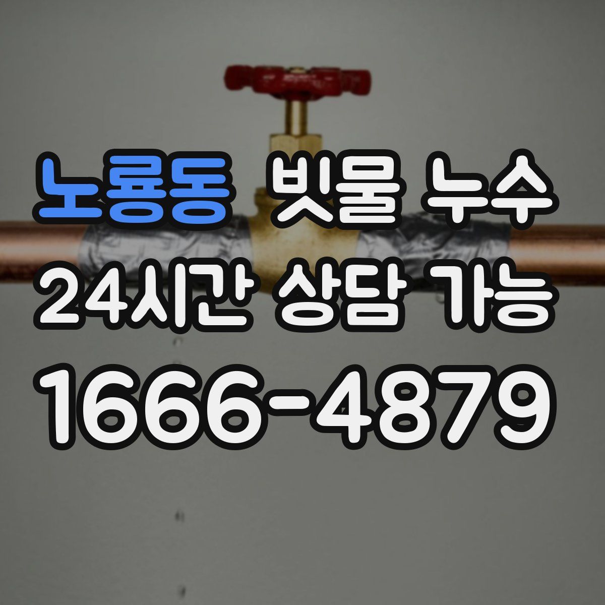 노룡동 빗물 누수