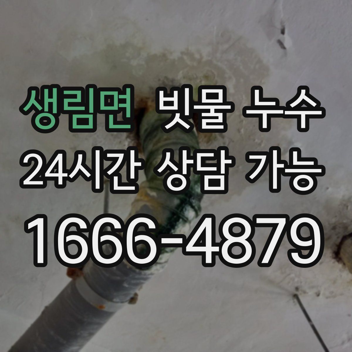 생림면 빗물 누수