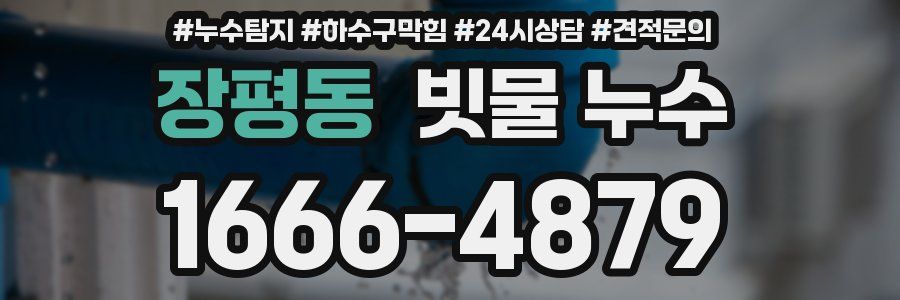 장평동 빗물 누수