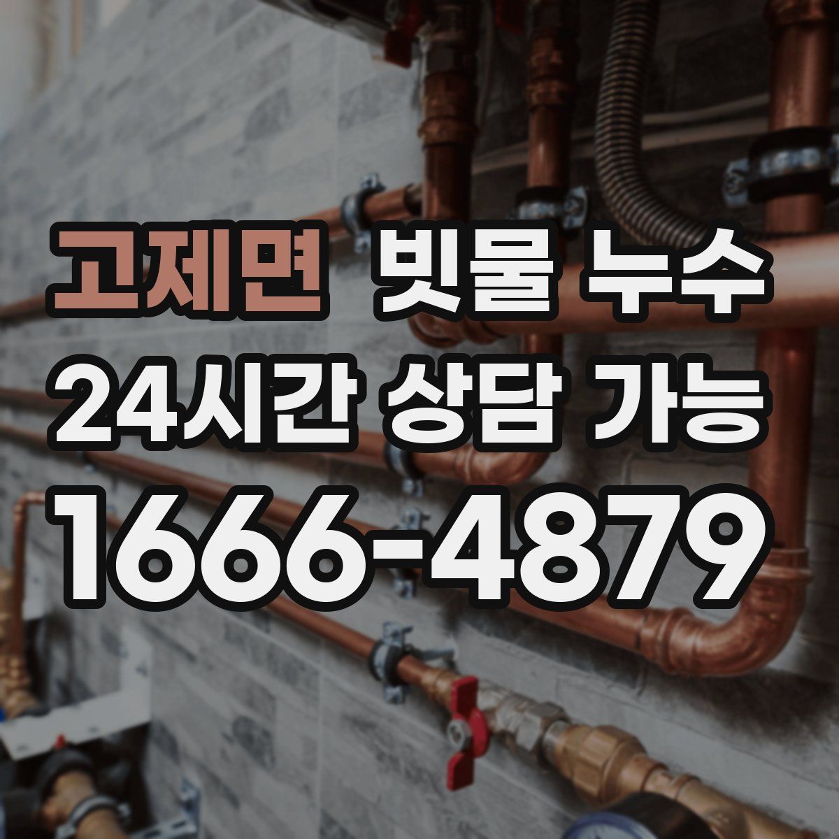 고제면 빗물 누수